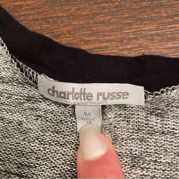 Varsity Style Hi-Lo Top - Picture 3 of 5